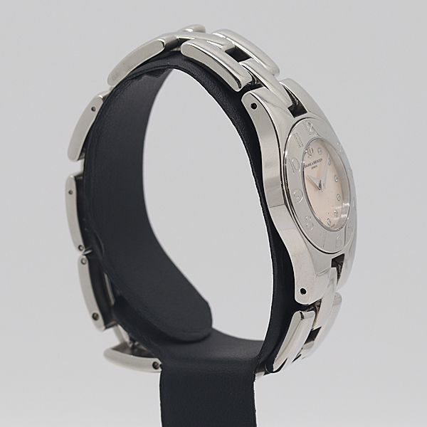 ボーム＆メルシエ 3539926 11 Pダイヤ ピンク文字盤 QZ レディース腕時計 3456000 10 BJY KTU