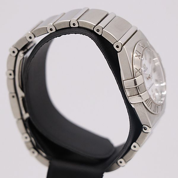 稼働 オメガ コンステレーション 1581.70 QZ シェル文字盤 レディース腕時計 0210210 10 PRT KMR ABC 17156