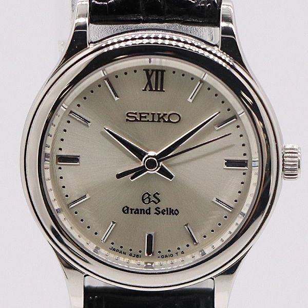 稼働 セイコー グランドセイコー 4J51-0A10 QZ シルバー文字盤 レディース腕時計 5085300 10PRT ABC 17154