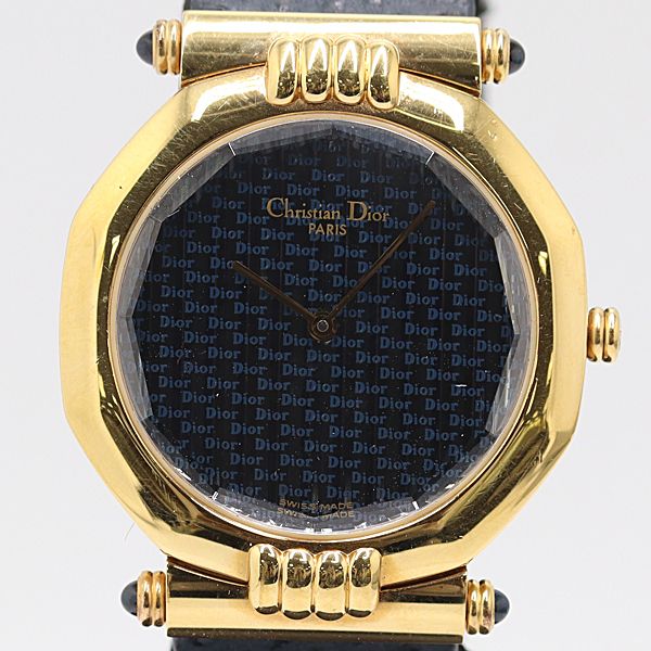 クリスチャンディオール スウィング 63151 QZ ブルー文字盤 メンズ腕時計 2102100 10 ANT SMZ