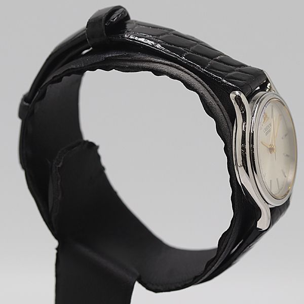 新品同様 保/箱付 稼働 セイコー クレドール 4J81-0A40 シルバー文字盤