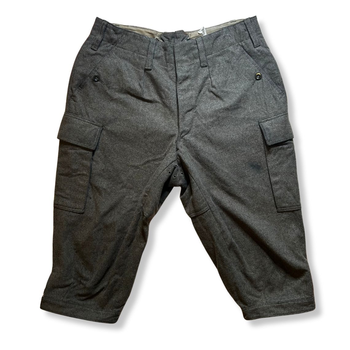 Vintage W. GERMANY製 70〜80’s ドイツ軍 モーターサイクル ウールブリーチーズ グレー