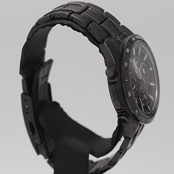 稼働 カシオ エディフィス EQW-T650 電波ソーラー クロノグラフ ブラック文字盤 メンズ腕時計 8008000 11ANT MST ABC17227