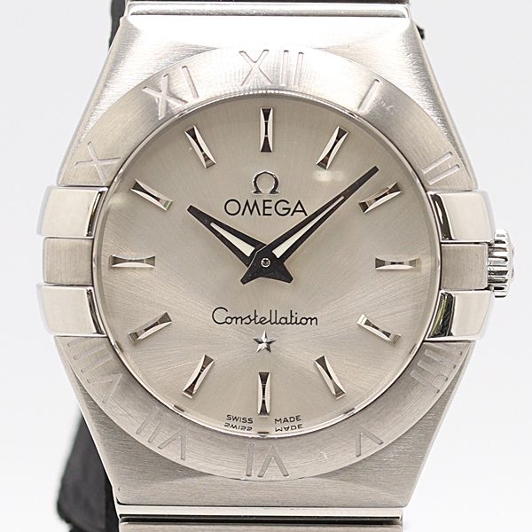 稼働 オメガ コンステレーション 123.10.27.60.02.001 QZ シルバー文字盤 レディース腕時計 5721210 10BLT ABC17258 SMZ