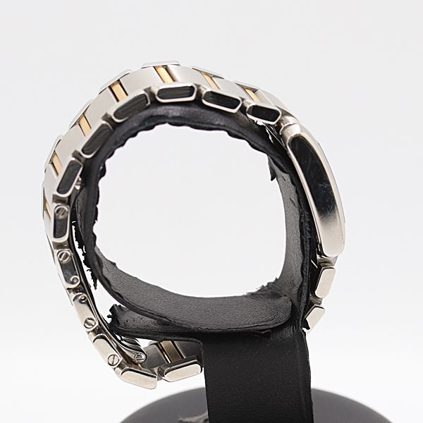 稼働 カルティエ タンクフランセーズ 2384 QZ アイボリー文字盤 レディース腕時計 0327030 10 BLT SMZ