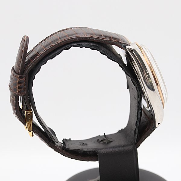 稼働 ロレックス オイスターデイト プレシジョン 6694 1331179 手巻 アイボリー文字盤 メンズ腕時計 5165710 10KHT ABC17251 SMZ