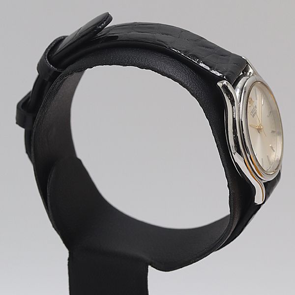 稼働 セイコー クレドール 4 J 81-0 A 40 QZ シルバー文字盤 レディース腕時計 6513100 11 ANT MST