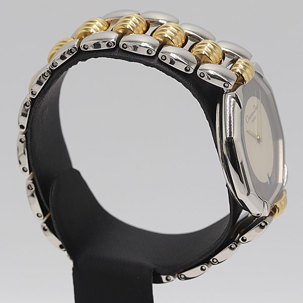 級 保 稼働 クリスチャンディオール D 45 204 QZ シルバー グレー文字盤 メンズ腕時計 2784100 11 ANT MST