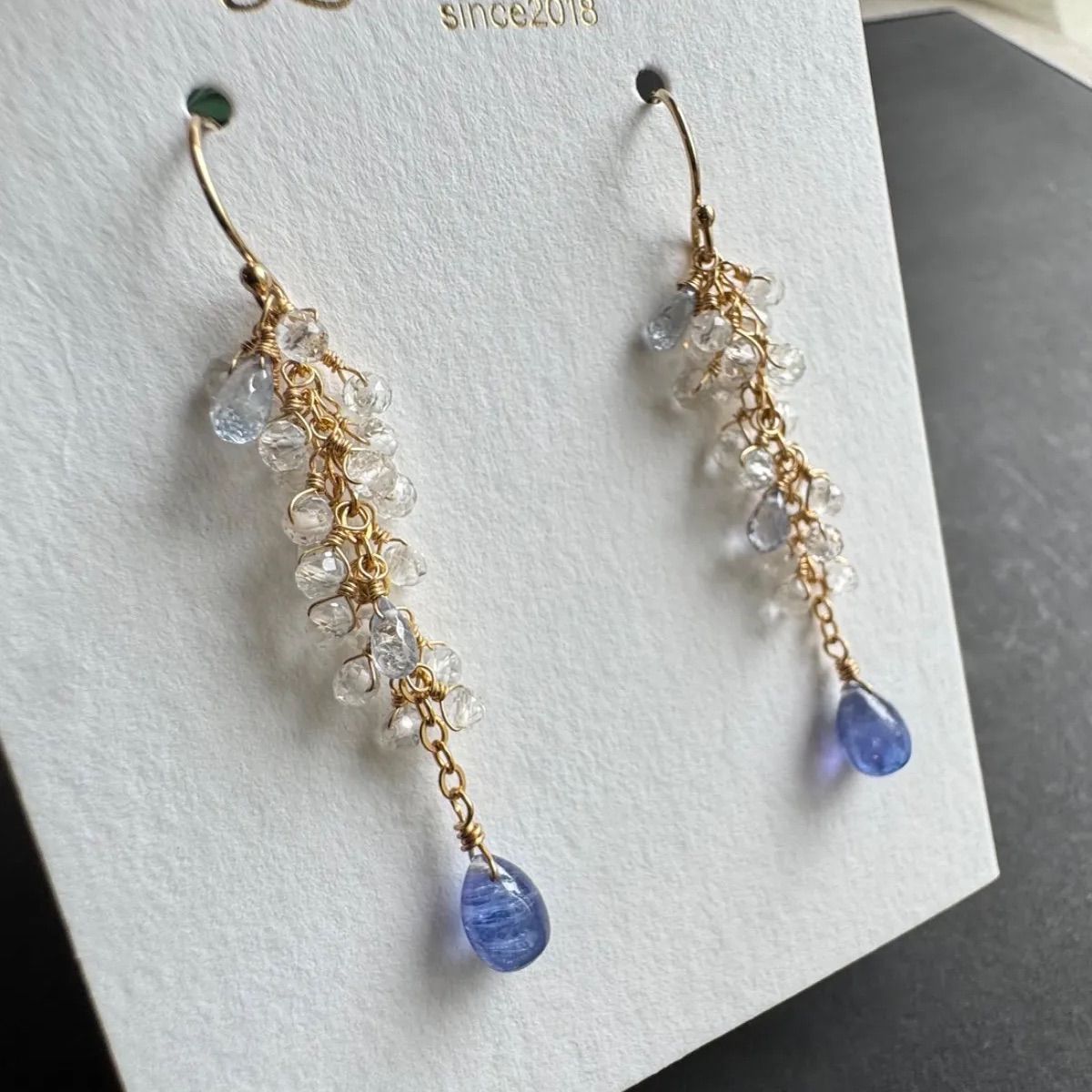  タンザナイト トパーズ サファイア ピアス イヤリング ピアス アクセサリー