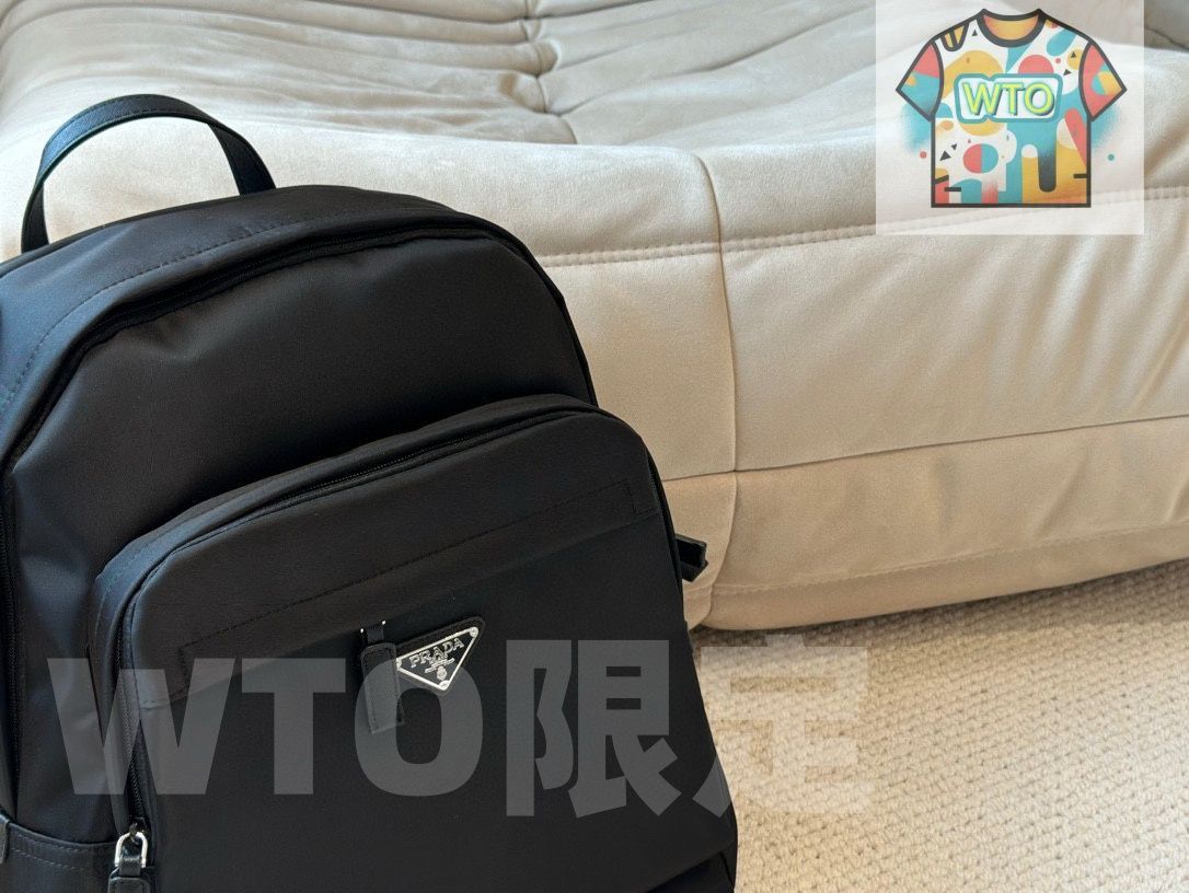 WTO通販 PRADA Men s Nylon Backpack ナイロンパラシュート素材-WTO輸入-SBI02