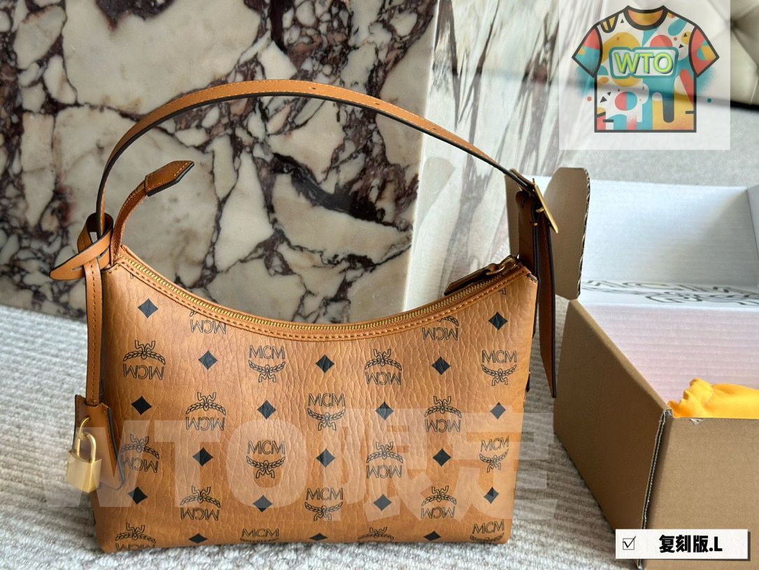 WTO通販 MCM Hobo Bag ホーボーバッグ バタークロ issant-WTO輸入-LPU02