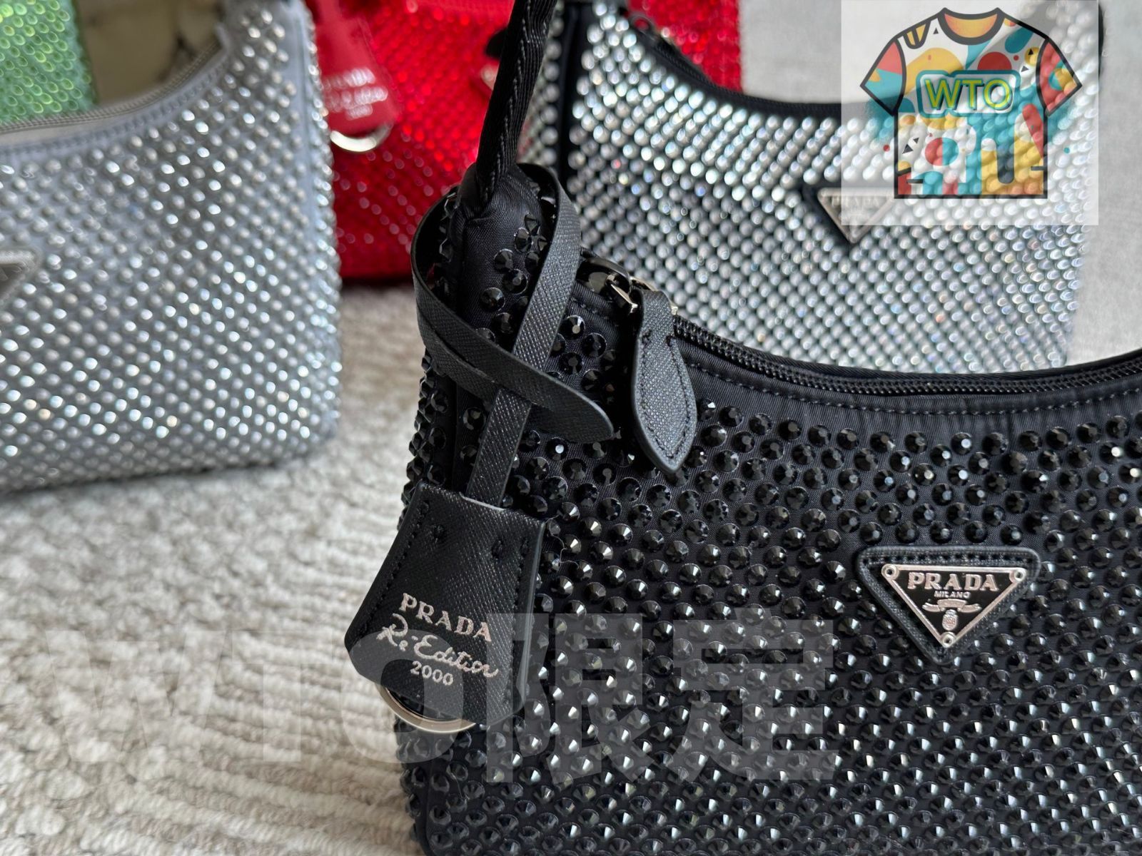 WTO通販 Prada Hobo Nylon プラダ ホボ ナイロン アームバッグ-WTO輸入-GZE05