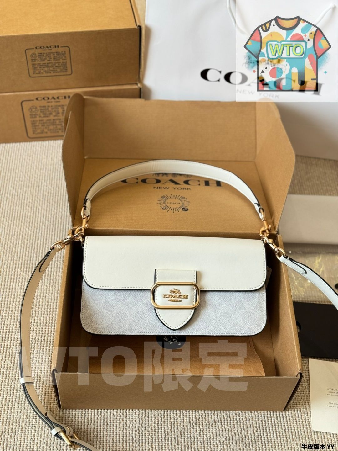 WTO通販 COACH New Baguette Bag Morgan クーチ ニュー バゲットバッグ モーガン -WTO輸入-AKF14 GINKGOPHARMACY_COM