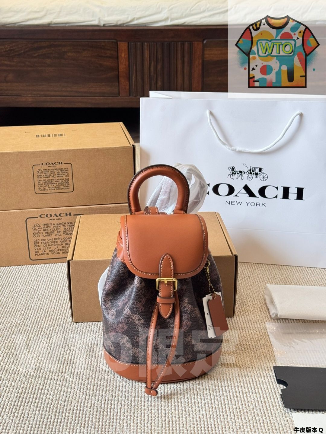  WTO通販 COACH Harper Mini Backpack クーチ ニュー ハーパー ミニ バックパック -WTO輸入-MTZ 57 トートバッグ バッグ