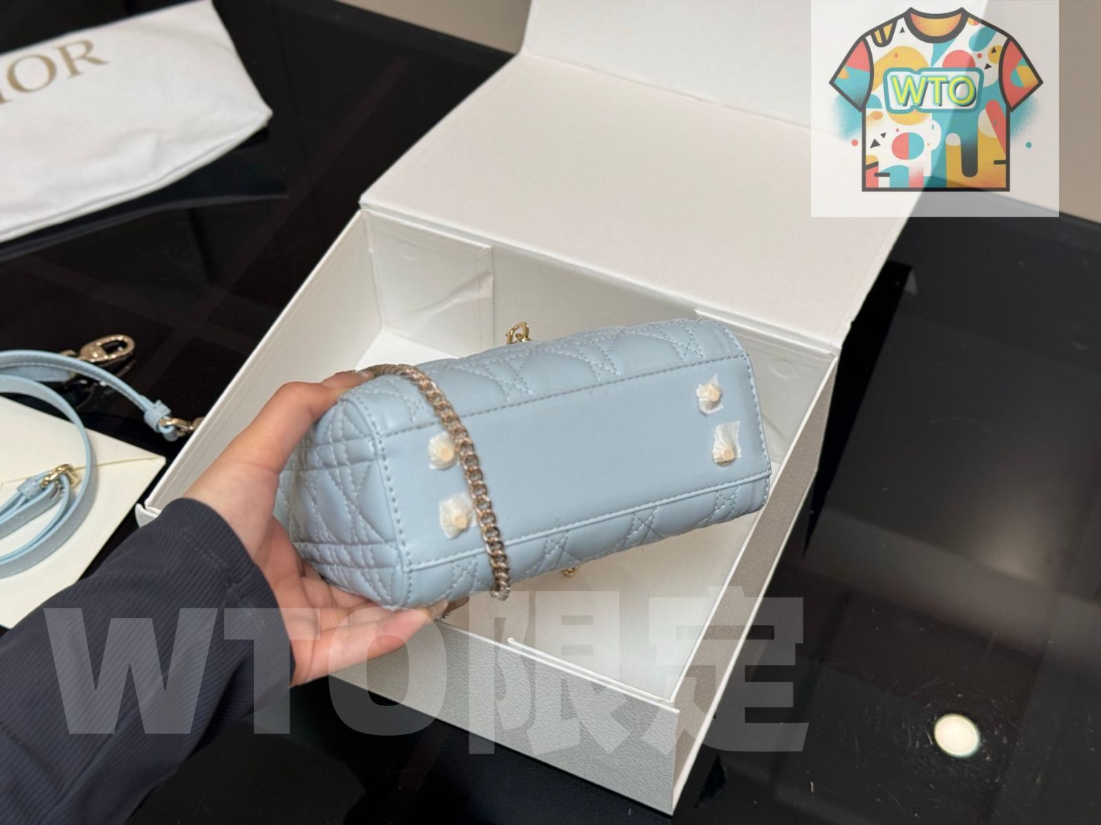  WTO通販 DIOR Lady ライディオール サイドストラップ バージョン-WTO輸入-XEQ 53 トートバッグ バッグ