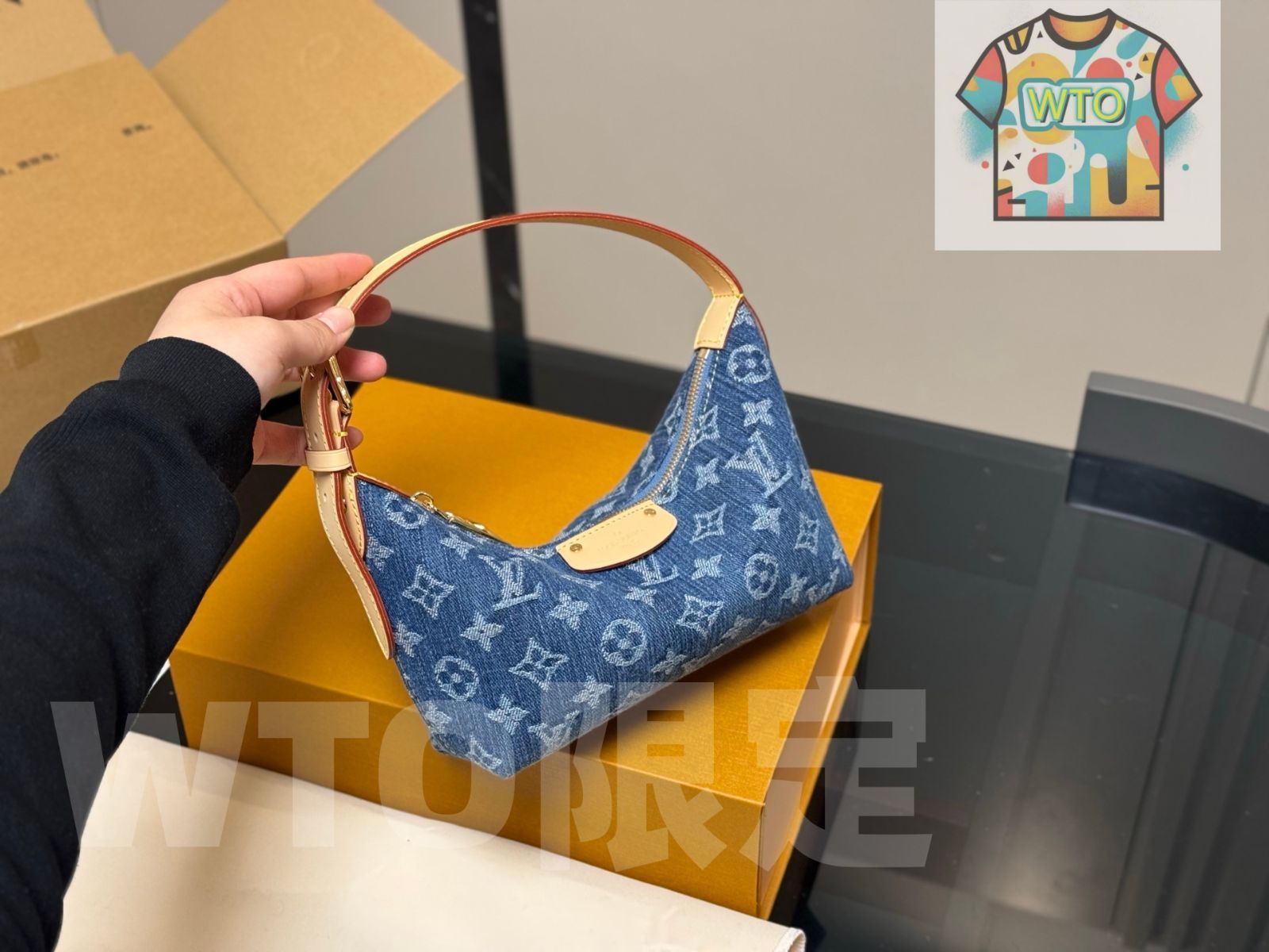 WTO通販 Lv New Denim Bento Bag デニム ベントバッグ -WTO輸入-NTW67