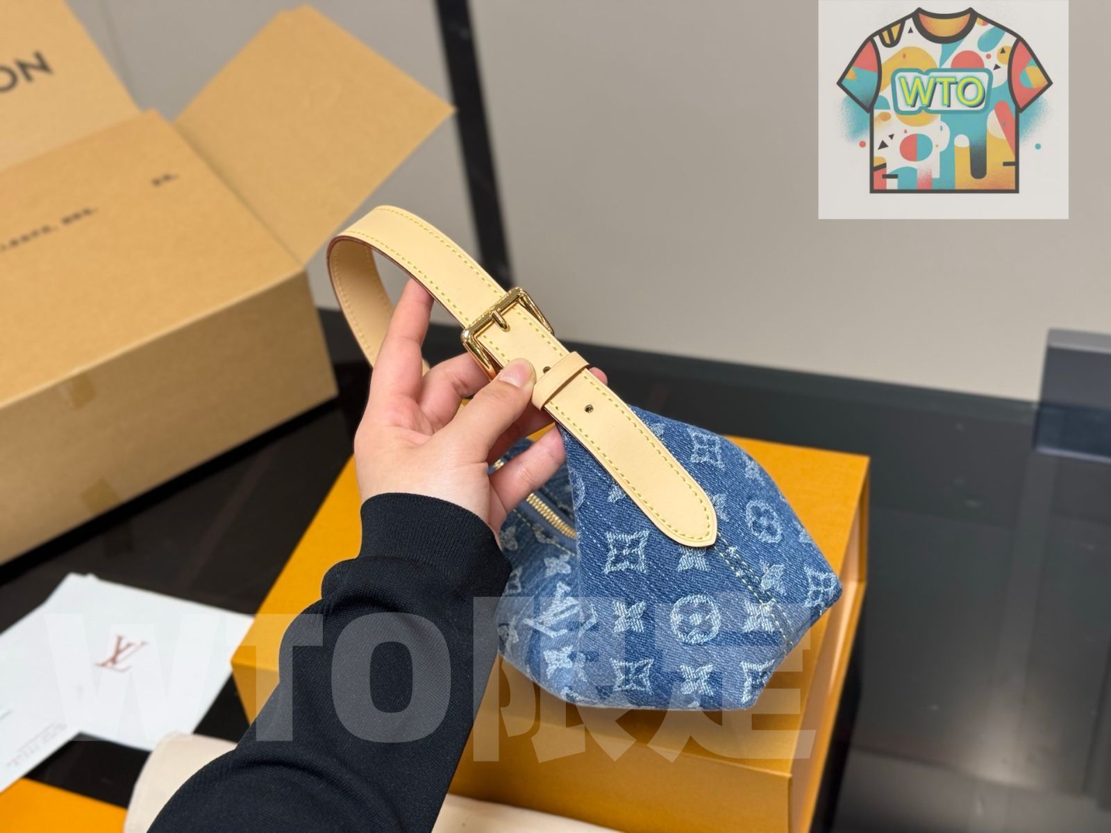 独自の WTO通販 Lv New Denim Bento Bag デニム ベントバッグ -WTO輸入-NTW67 軽快感のある