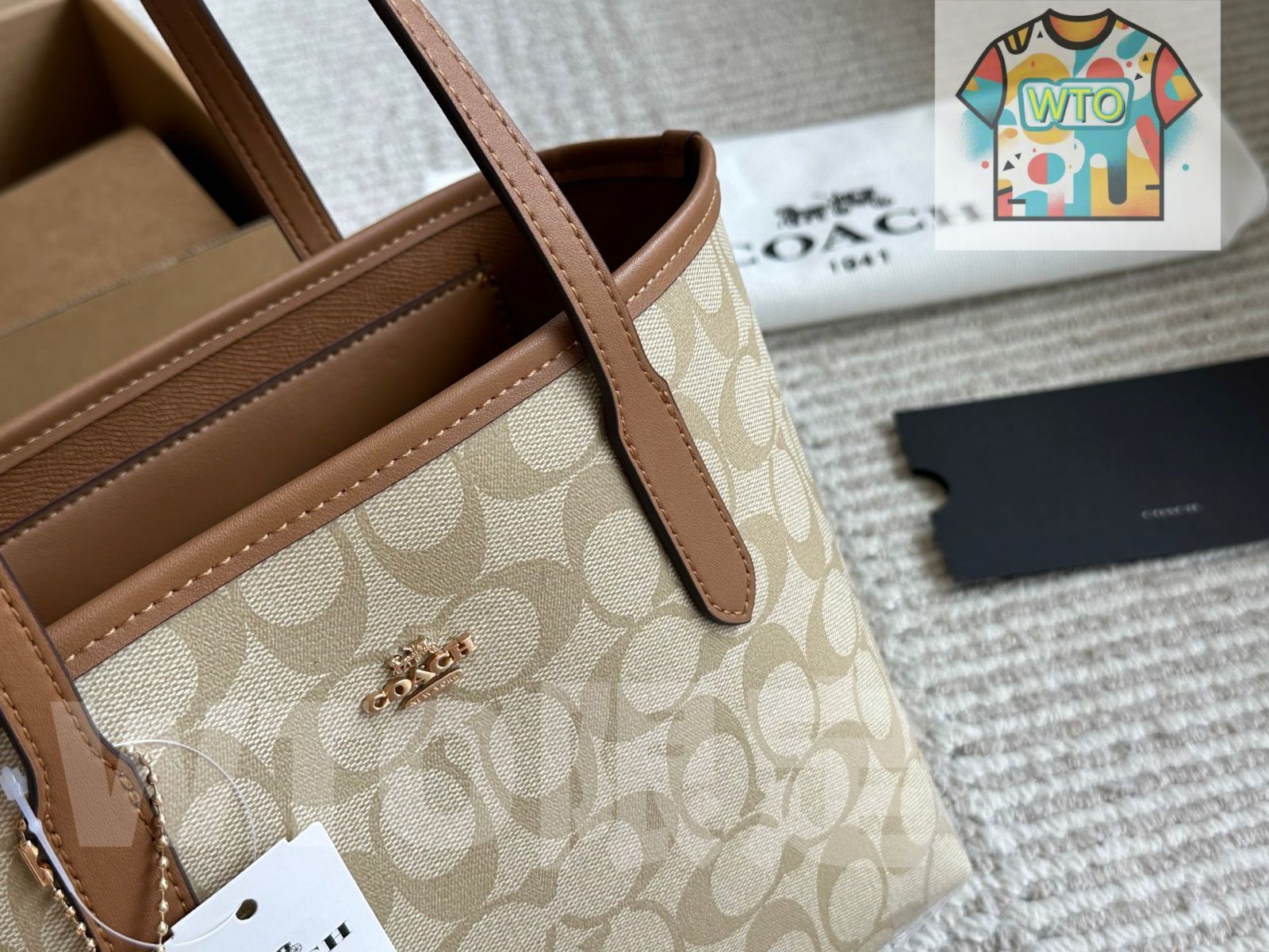 WTO通販 Coach City Tote Small コーチ シティ トート スモール-WTO輸入-KCY 24