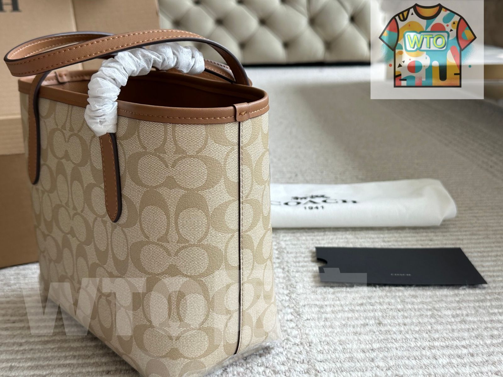 WTO通販 Coach City Tote Small コーチ シティ トート スモール-WTO輸入-KCY24