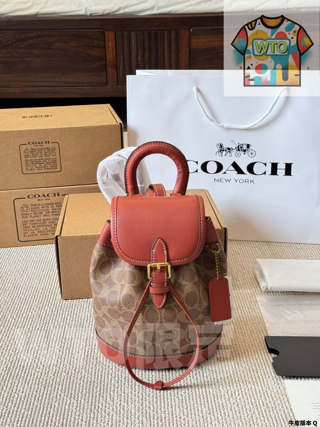 WTO通販 COACH New Harper Mini Backpack クーチ ニュー ハーパー ミニ バックパック -WTO輸入-MTZ57
