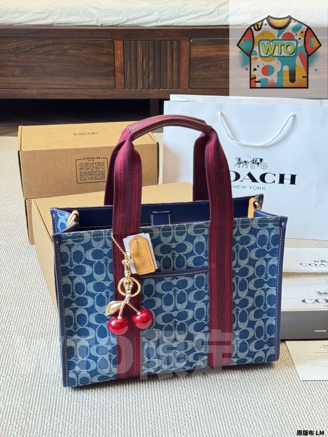  WTO通販 COACH Smith Tote Bag クーチ スミス トートバッグ -WTO輸入-TUV 10 トートバッグ バッグ