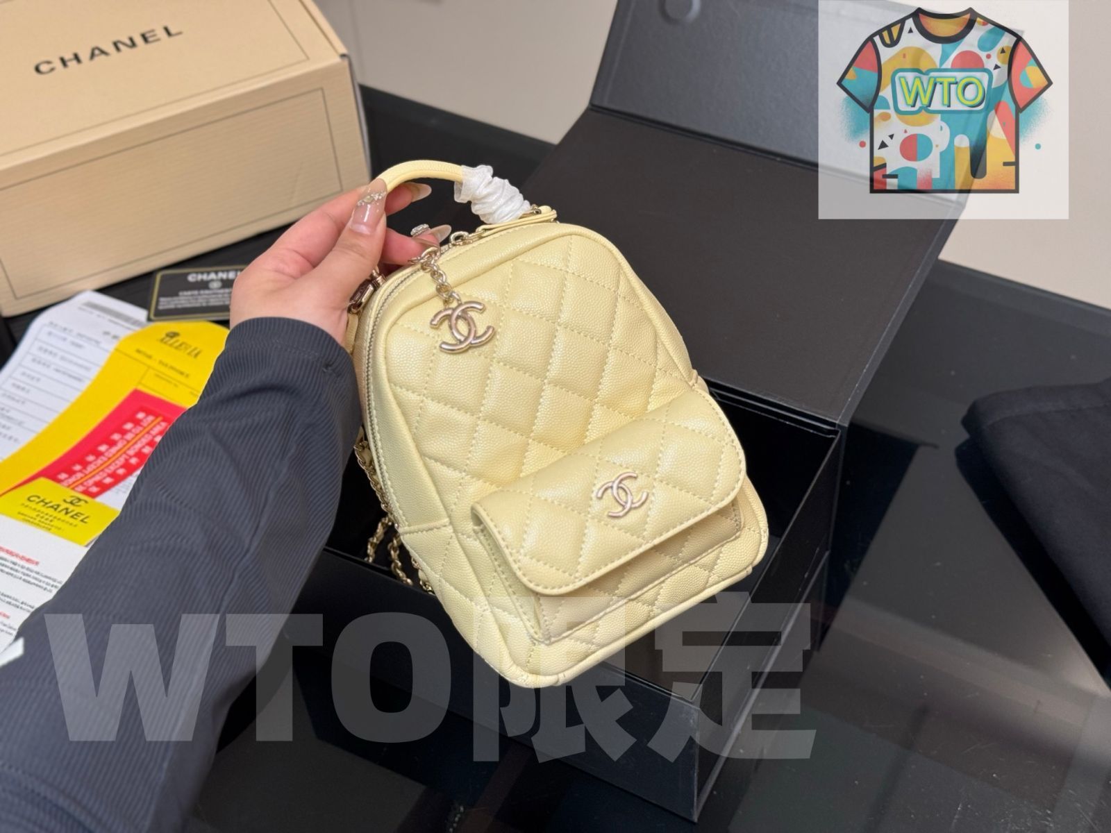 WTO通販 Chanel 24C ダブルショルダーバッグ ミニデザイン-WTO輸入-UJI62