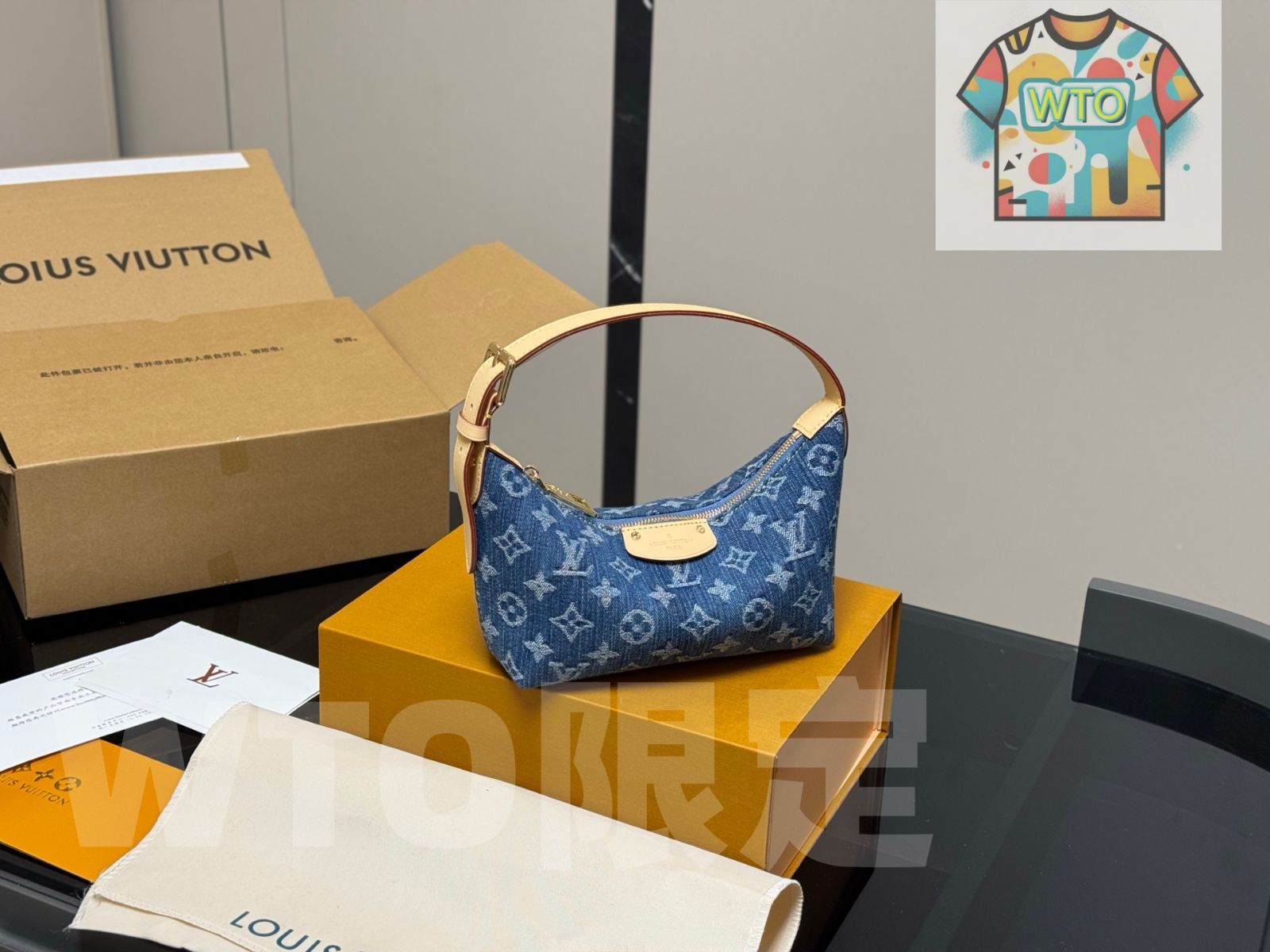 WTO通販 Lv New Denim Bento Bag デニム ベントバッグ -WTO輸入-NTW67