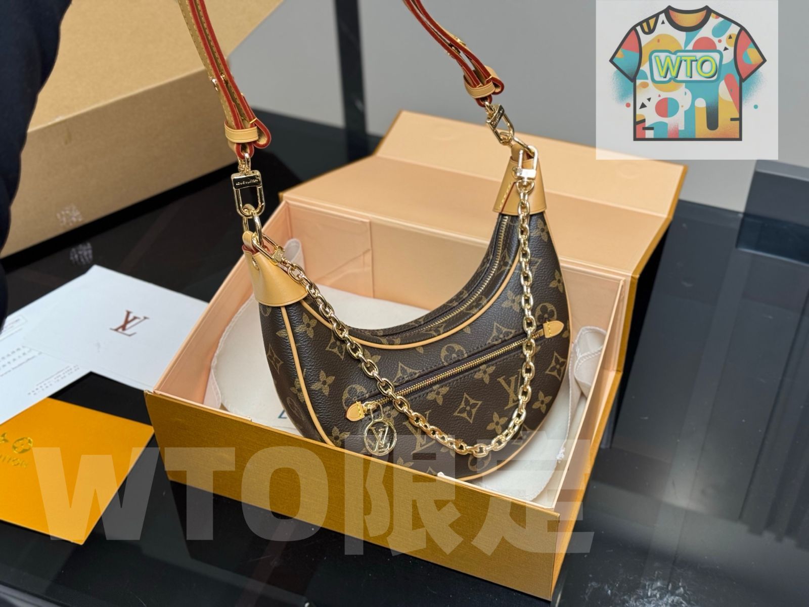 WTO通販 Lv Vintage Moon Bag ヴィンテージ ムーンバッグ-WTO輸入-HFK71