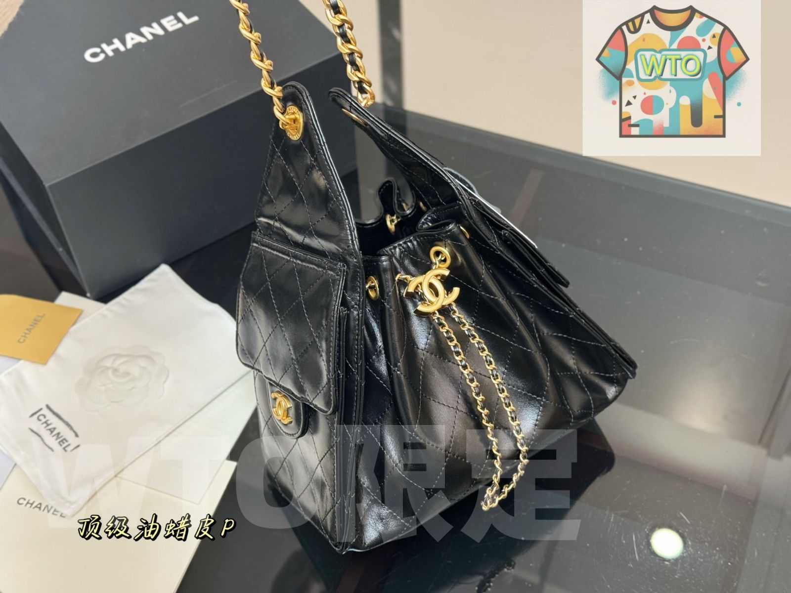  WTO通販 Chanel 25 bag Small Hobo s オイルレザー ホボバッグ-WTO輸入-KMX 50 トートバッグ バッグ
