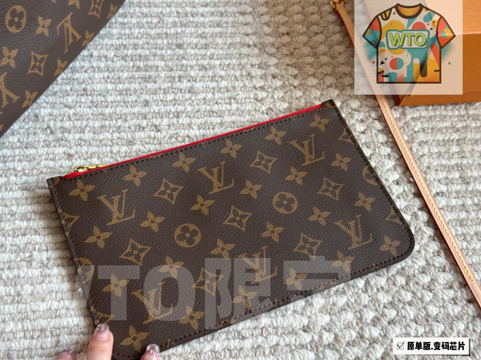 WTO通販 LV Neverfull Shopper White Check Pink Lining ルイ ヴィトン ネバーフル ショッパー ホワイトチェック ピンクライニング -WTO輸入-XEK06