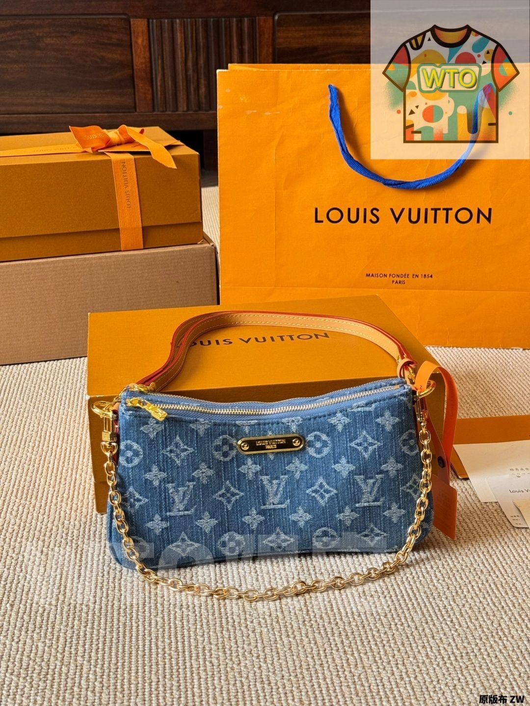 WTO通販 Lv Pochette Monogram Handbag リヴ ポシェット モノグラム ハンドバッグ -WTO輸入-DVA47