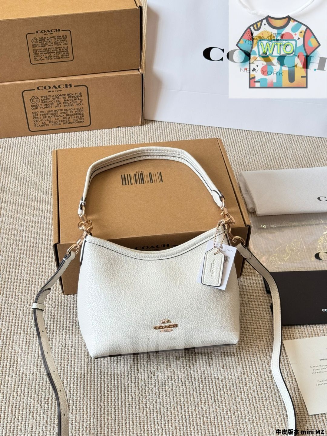 WTO通販 COACH New Laurel 19 Mini Rogue Bag クーチ ニュー ローレル 19 ミニ ローグ バッグ -WTO輸入-KOD07