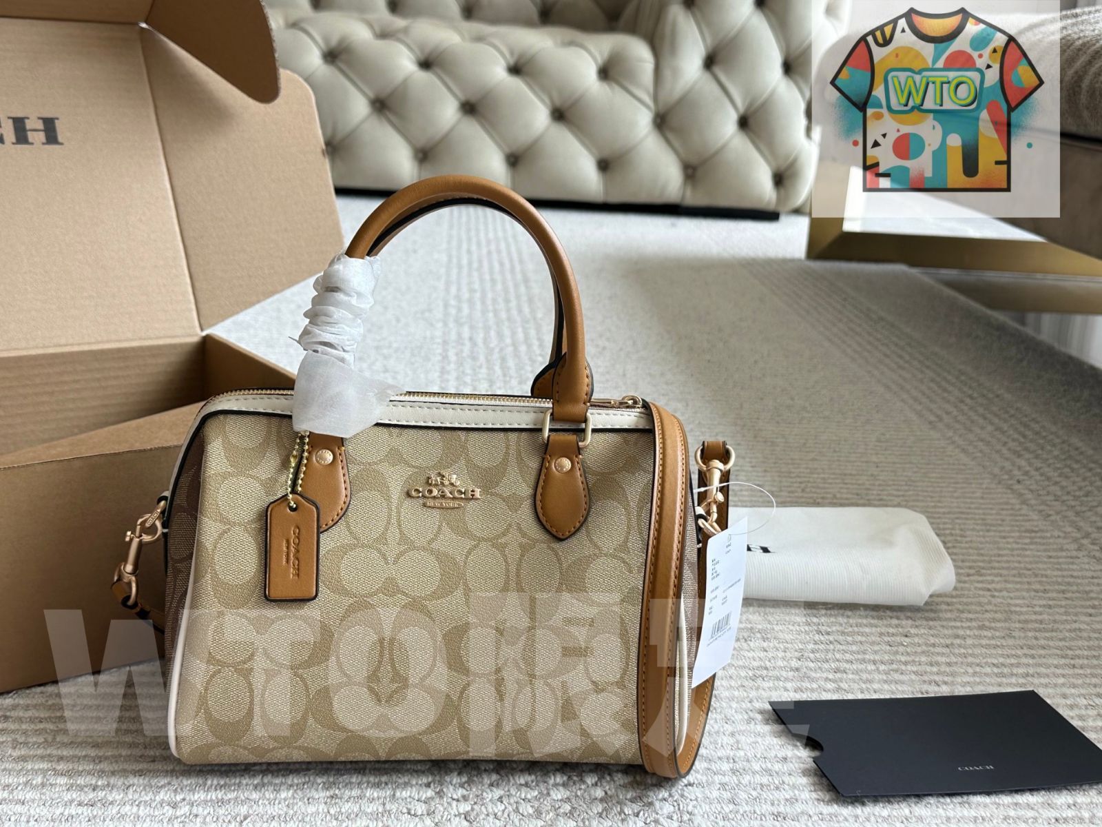  WTO通販 COACH Pillow Bag Boston クーチ ピローバッグ ボストンバッグ -WTO輸入-QTK 02 トートバッグ バッグ
