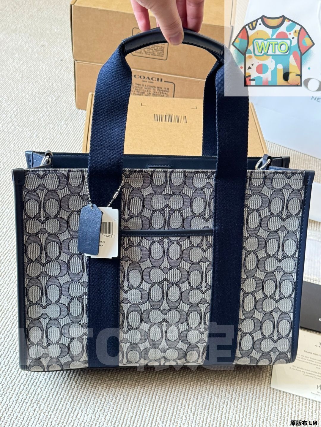 WTO通販 COACH Smith Tote Bag クーチ スミス トートバッグ -WTO輸入-ROQ 02 トートバッグ バッグ