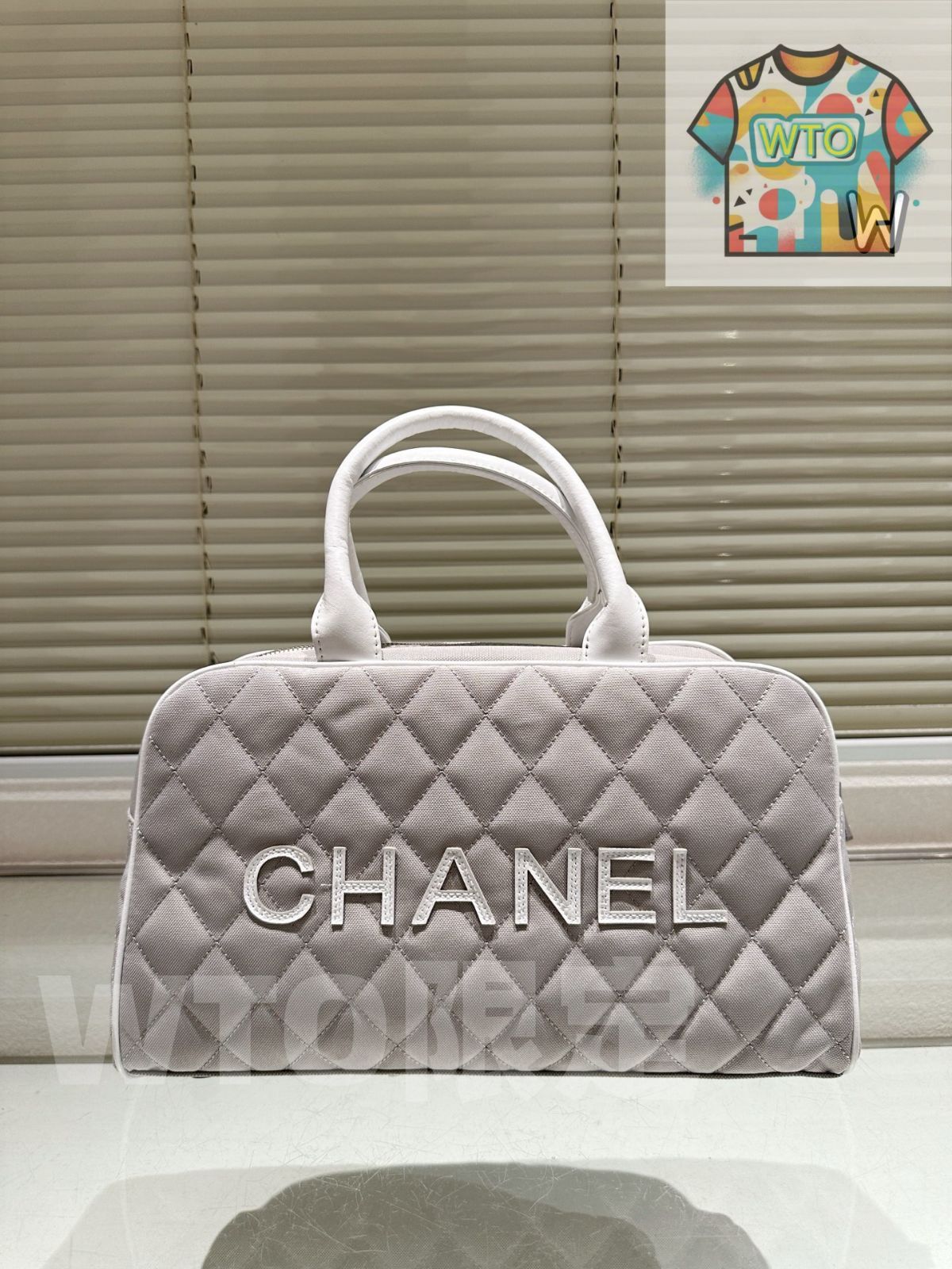 WTO通販 Vintage CHANEL Bowling Shoulder Bag ヴィンテージ シャネル ボウリング ショルダーバッグ-WTO輸入-XVV20