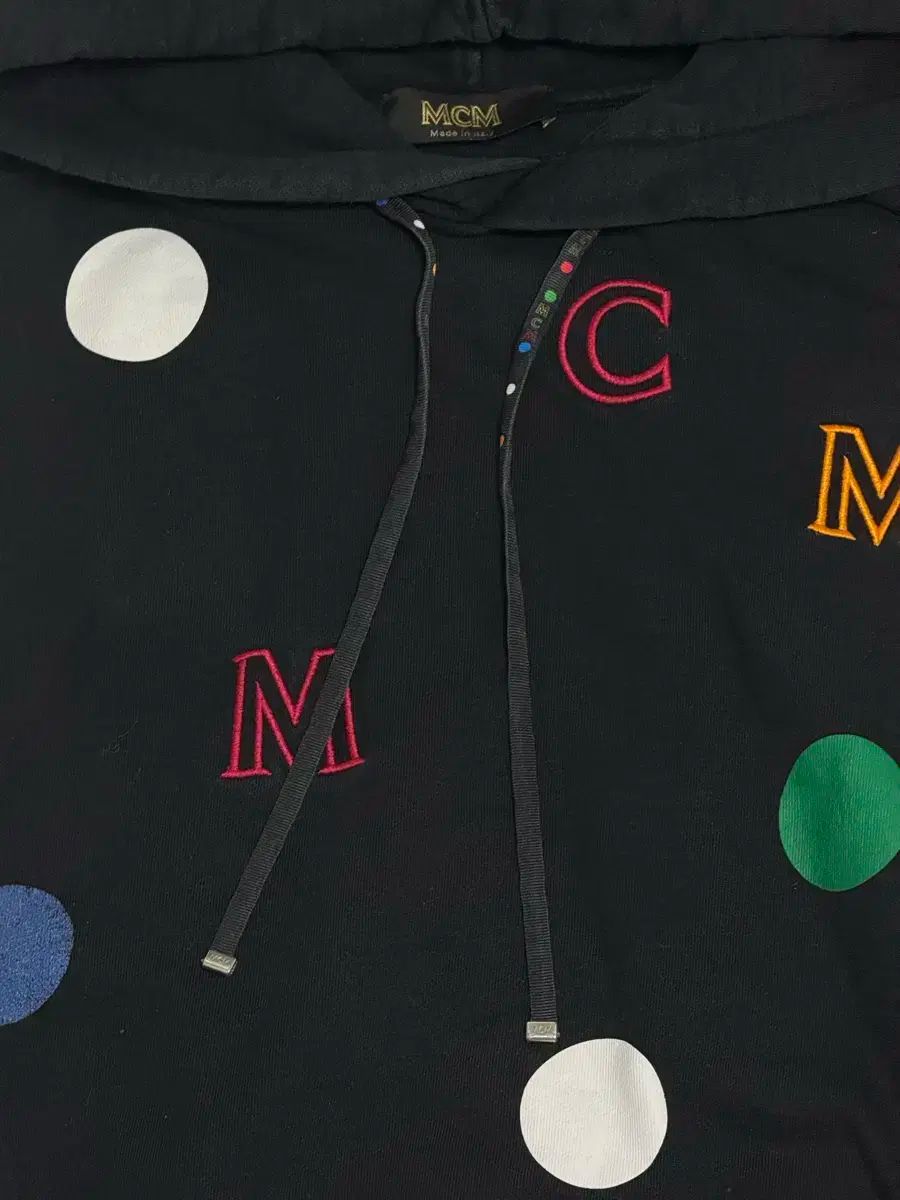 MCM ブラック ロゴ フーディー Tシャツ S