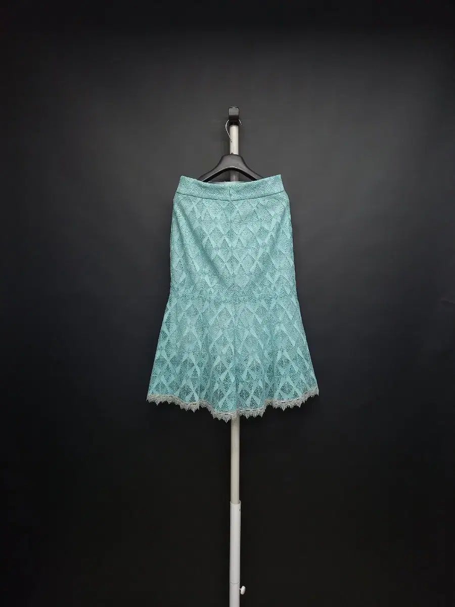 ミシャ 春夏 レースエンブロイダリー ロング スカート 44 スリム 55