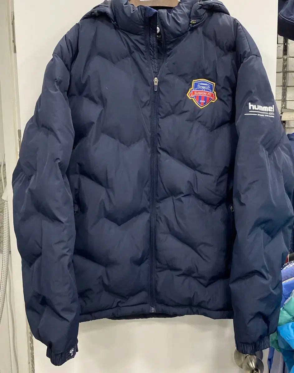 XL 唯一実物 hummel ヒュンメル SUWON FC 選手用支給用 サッカー ショートダウン アウター