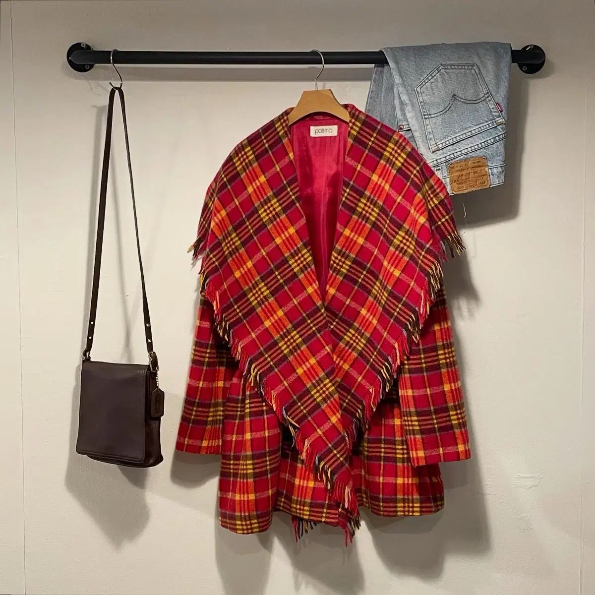 55-66 ヴィンテージ ショール コート