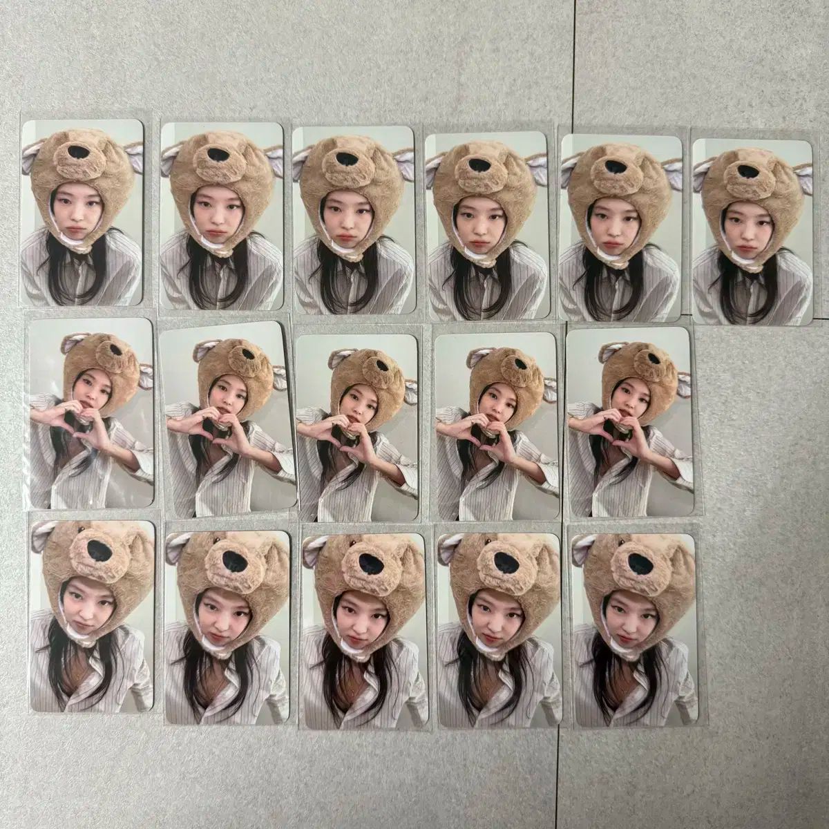 BLACKPINK ジェニ Withmuu ウィズミュー 特典 クマ ドール トレカ 16枚