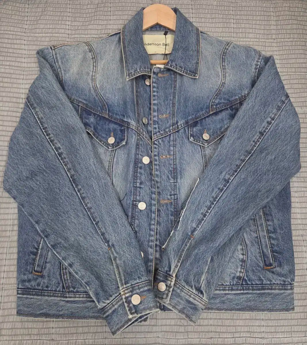 アンダースンベル パッチワーク デニム ジャケット L サイズ