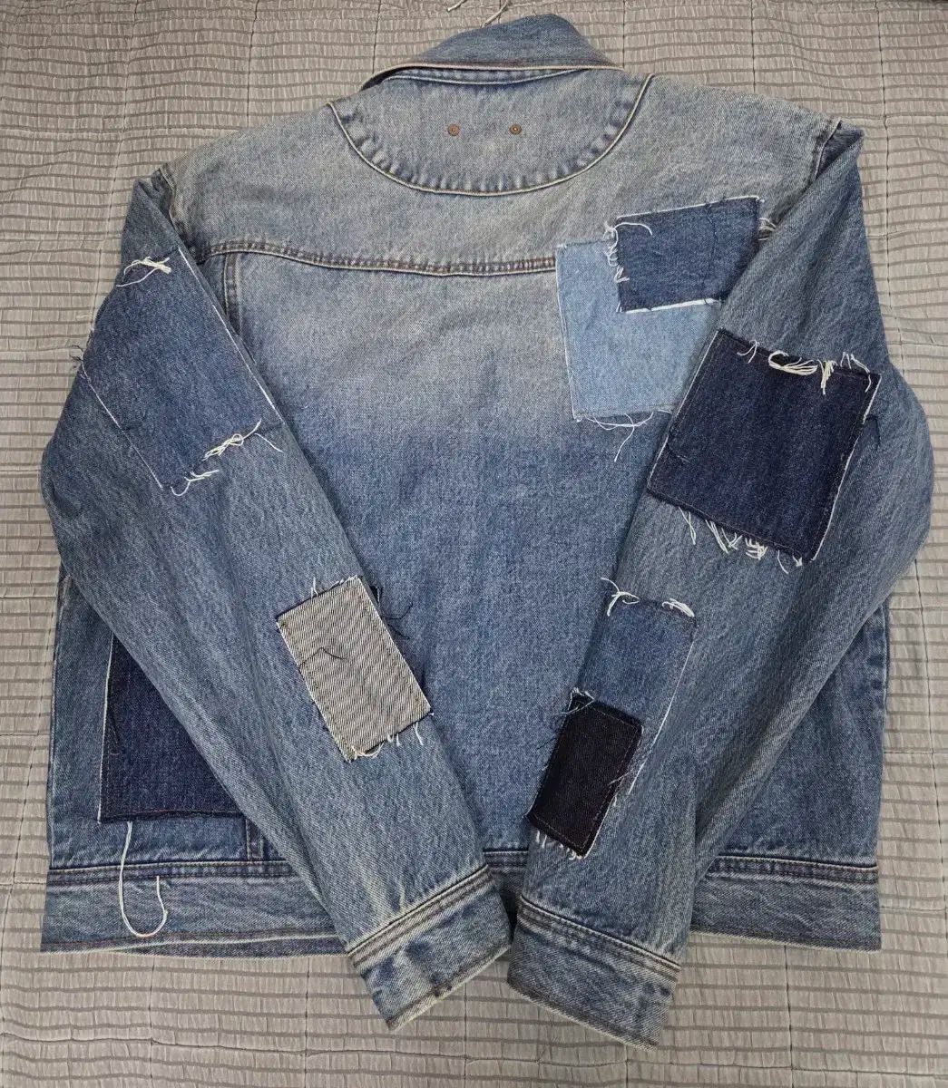 アンダースンベル パッチワーク デニム ジャケット L サイズ