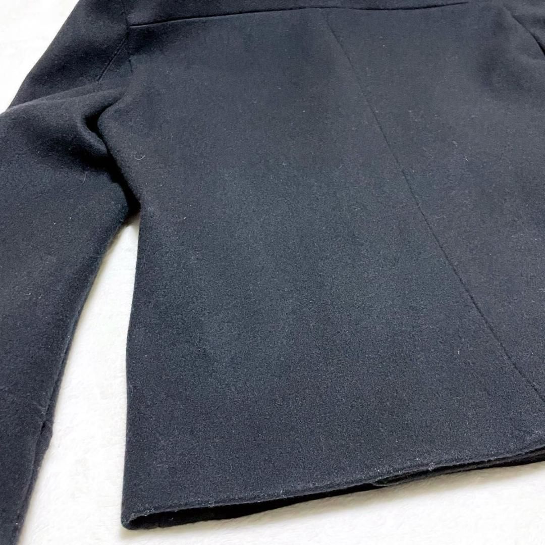 カシミア混 フード付き