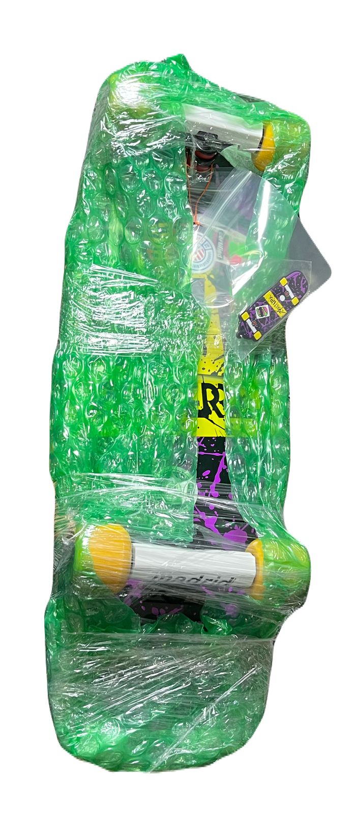 バックトゥザフューチャー マドリード スケートボード ラバーキーホルダー ステッカー付き