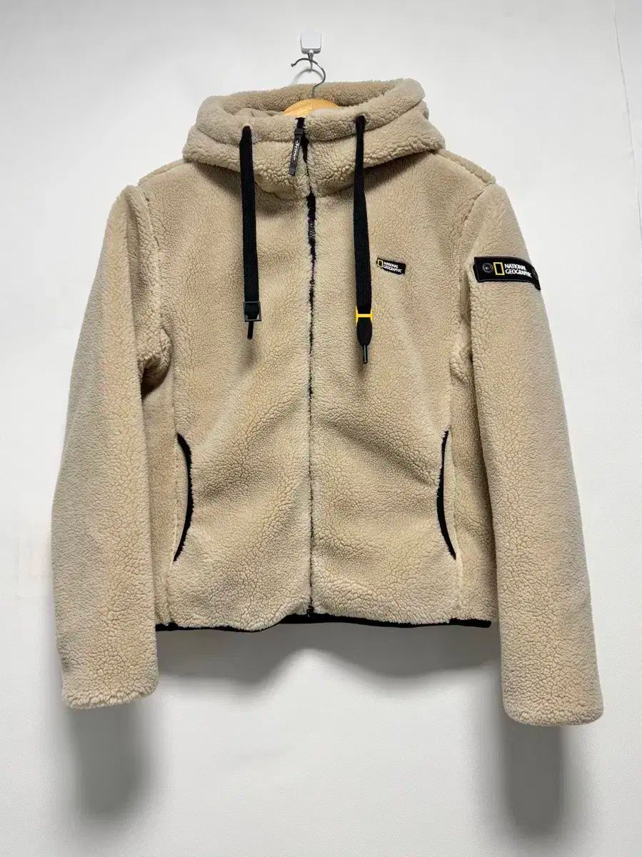 ナショナルジオグラフィック 22年 新モデル フリース ボアジャケット 95 レディース ライトブラウン