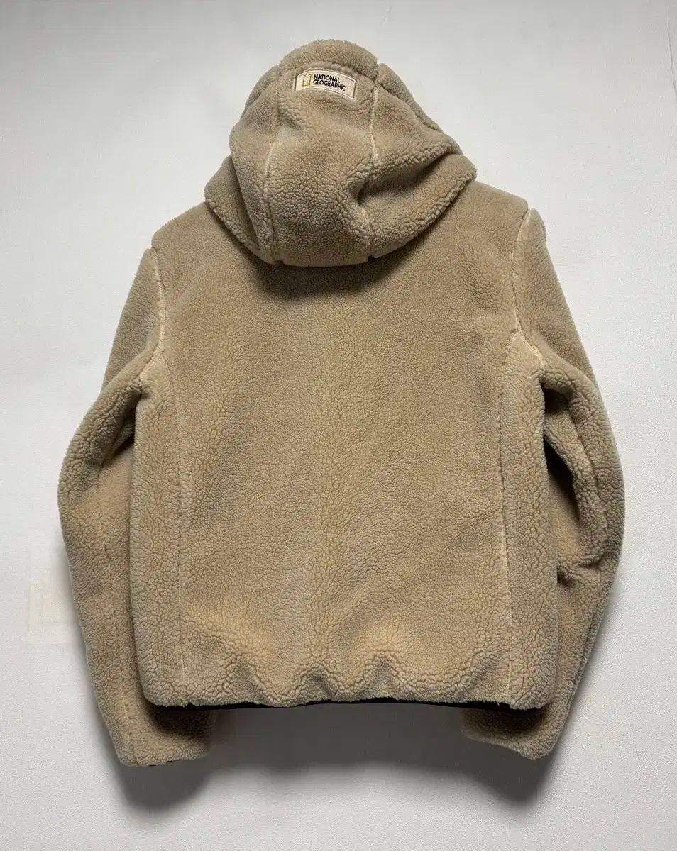 ナショナルジオグラフィック 22年 新モデル フリース ボアジャケット 95 レディース ライトブラウン