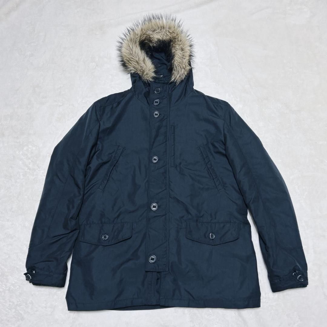 エディバウアー キルティングライナー ファー付き ジャケット L