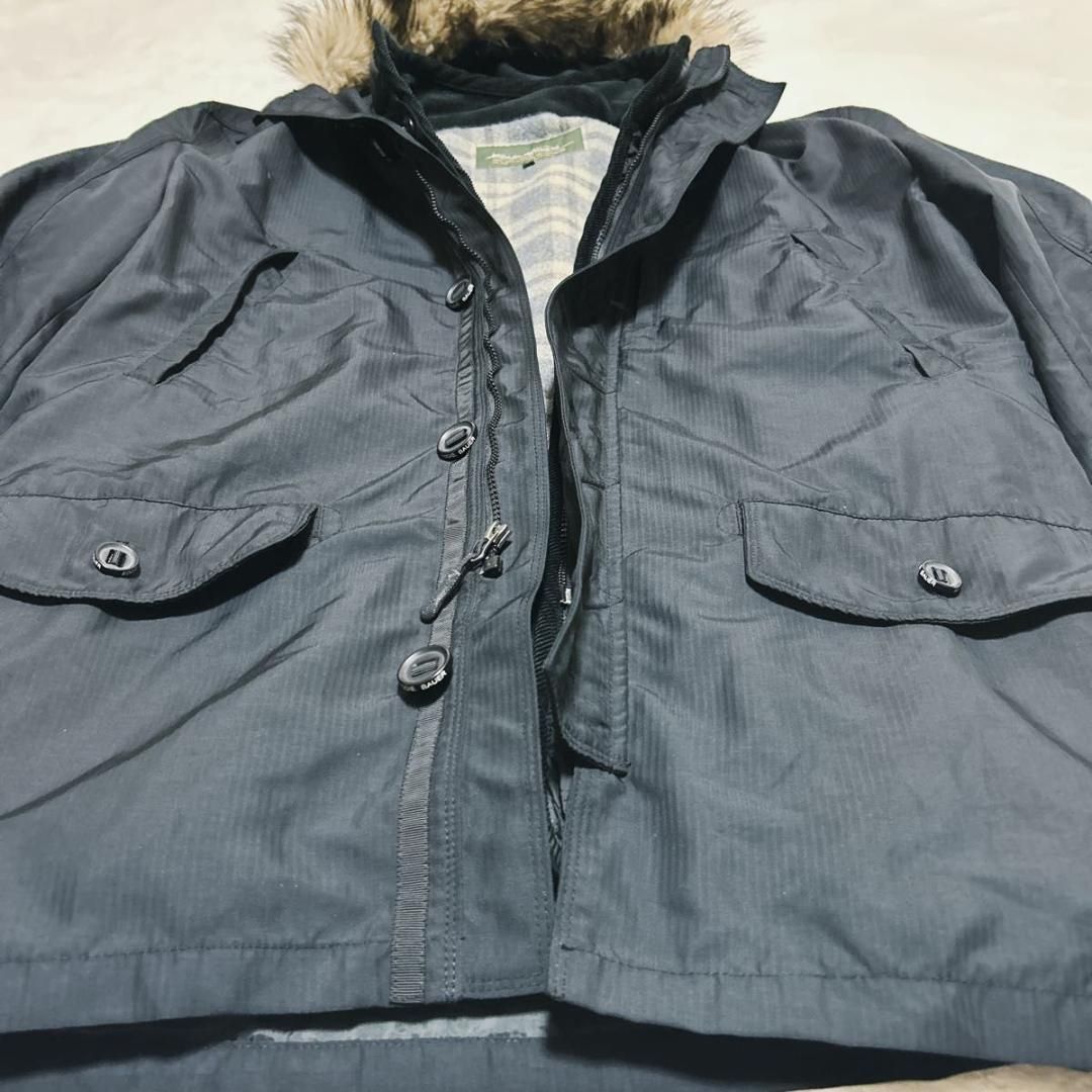 キルティングライナー ファー付き