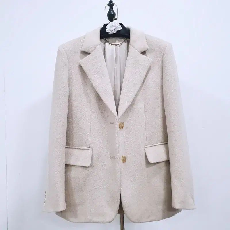 モルガン 24fw オーストラリア ウール 100 ハーフコート