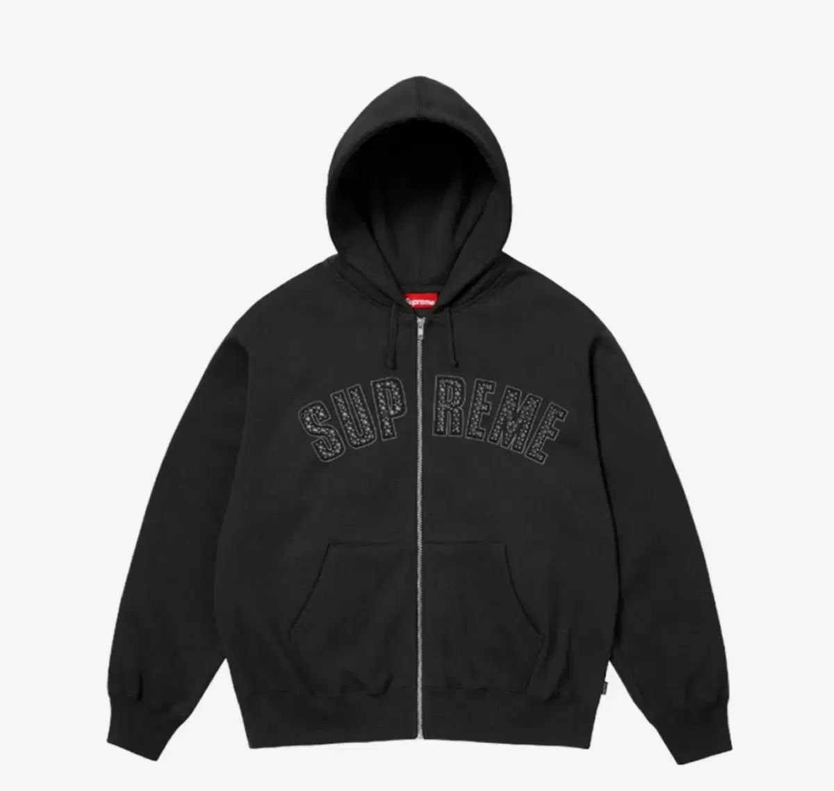 Supreme x B B Simon ジップアップフーデッドスウェットシャツ ブラック - 25S